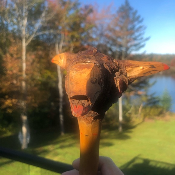 Antique Native American war club - Picture 6 of 9